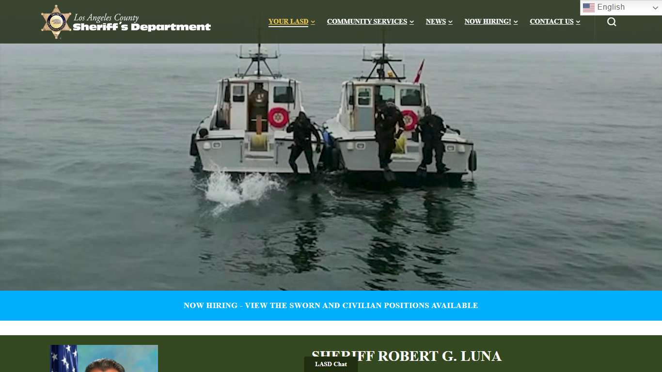 A Tradition of Service | Los Angeles County Sheriff’s Department